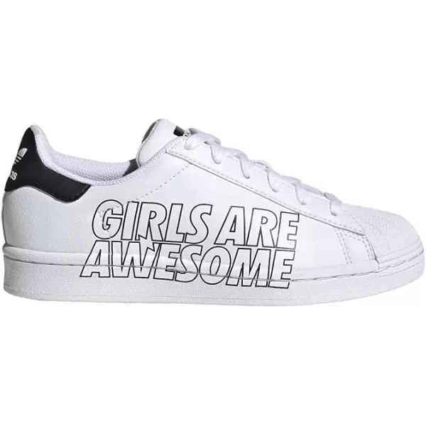 imageadidas UnisexBaby Superstar SneakerWhiteWhiteBlack Girls Are Awesome