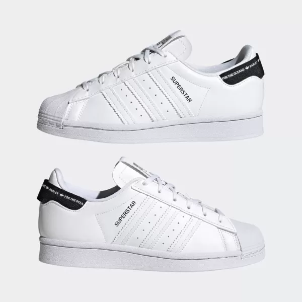 imageadidas UnisexBaby Superstar SneakerWhiteWhiteCore Black