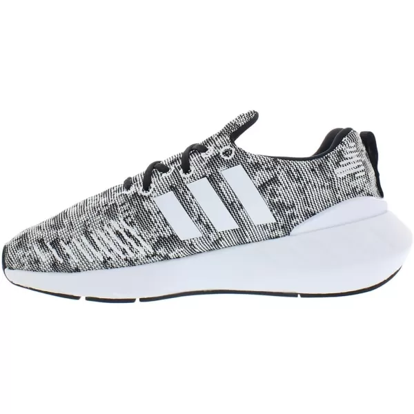 imageadidas UnisexChild Swift Run 22 SneakerSmoke BlackWhiteblack