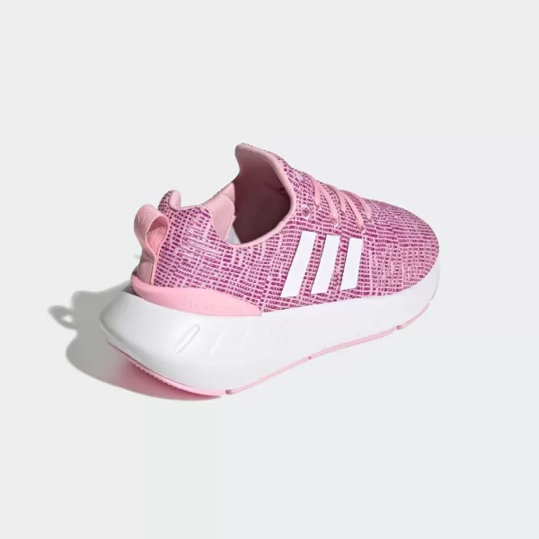 imageadidas UnisexChild Swift Run 22 SneakerTrue PinkWhiteVivid Pink