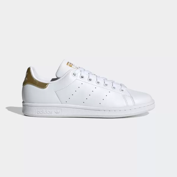 imageadidas Womens Stan Smith ShoesCloud WhiteCloud WhiteGold Metallic