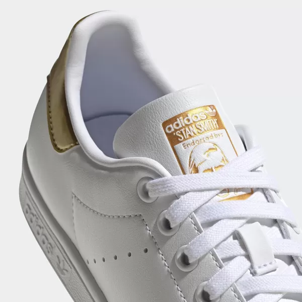 imageadidas Womens Stan Smith ShoesCloud WhiteCloud WhiteGold Metallic