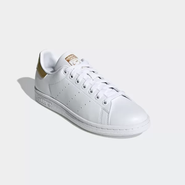 imageadidas Womens Stan Smith ShoesCloud WhiteCloud WhiteGold Metallic