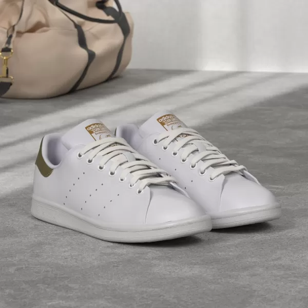 imageadidas Womens Stan Smith ShoesCloud WhiteCloud WhiteGold Metallic