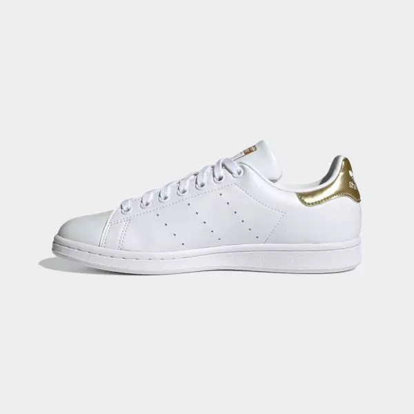 imageadidas Womens Stan Smith ShoesCloud WhiteCloud WhiteGold Metallic