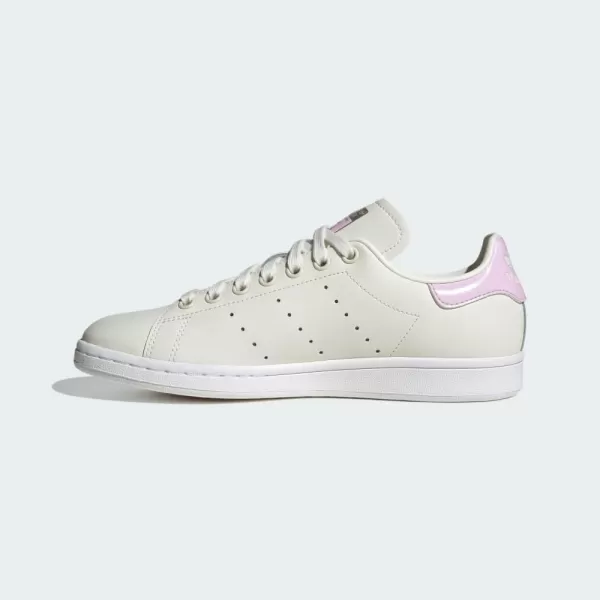 imageadidas Womens Stan Smith ShoesOff WhiteWonder BeigeSilver Metallic