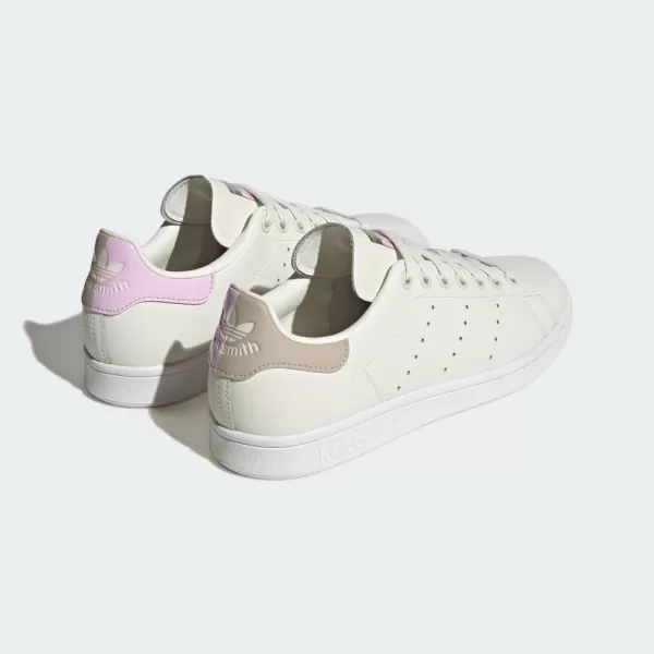 imageadidas Womens Stan Smith ShoesOff WhiteWonder BeigeSilver Metallic