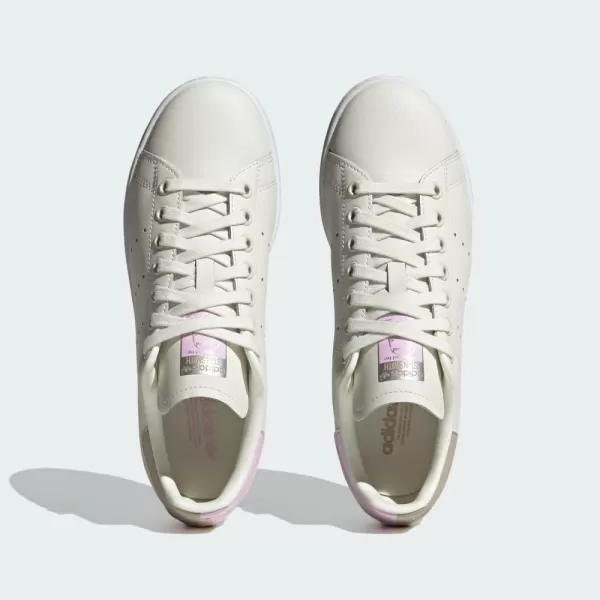 imageadidas Womens Stan Smith ShoesOff WhiteWonder BeigeSilver Metallic