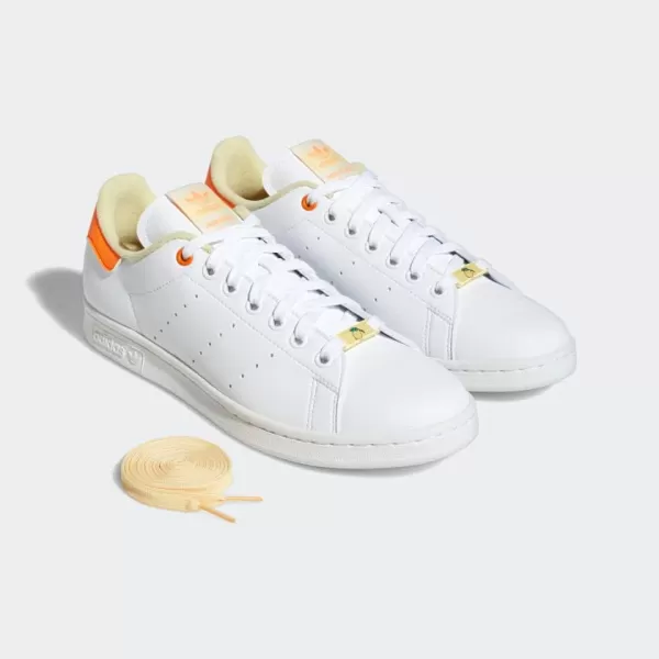 imageadidas Womens Stan Smith ShoesWhiteAlmost YellowOrange Rush