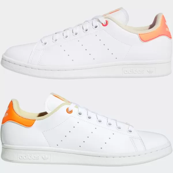 imageadidas Womens Stan Smith ShoesWhiteAlmost YellowOrange Rush