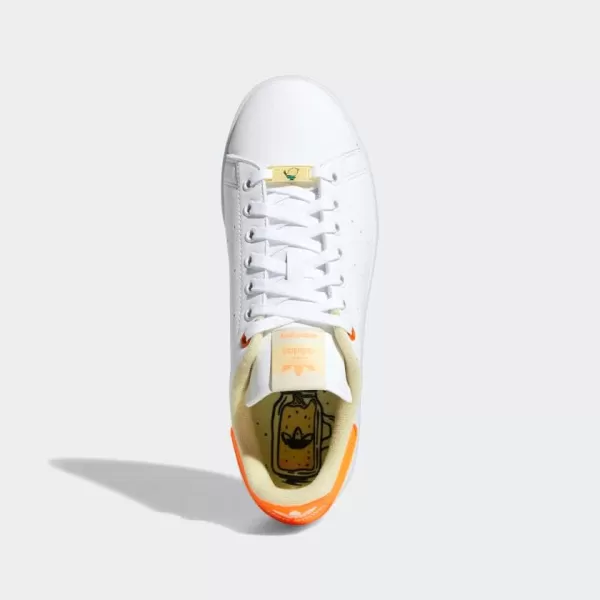 imageadidas Womens Stan Smith ShoesWhiteAlmost YellowOrange Rush