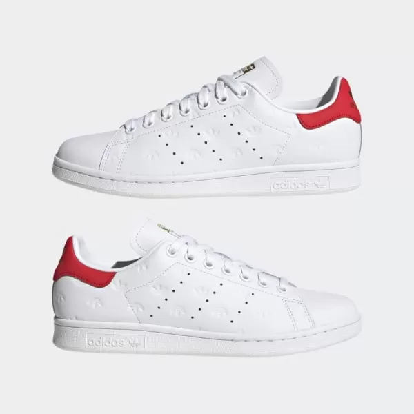 imageadidas Womens Stan Smith ShoesWhiteBetter ScarletGold Metallic