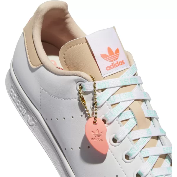 imageadidas Womens Stan Smith ShoesWhiteHalo BlushAcid Red