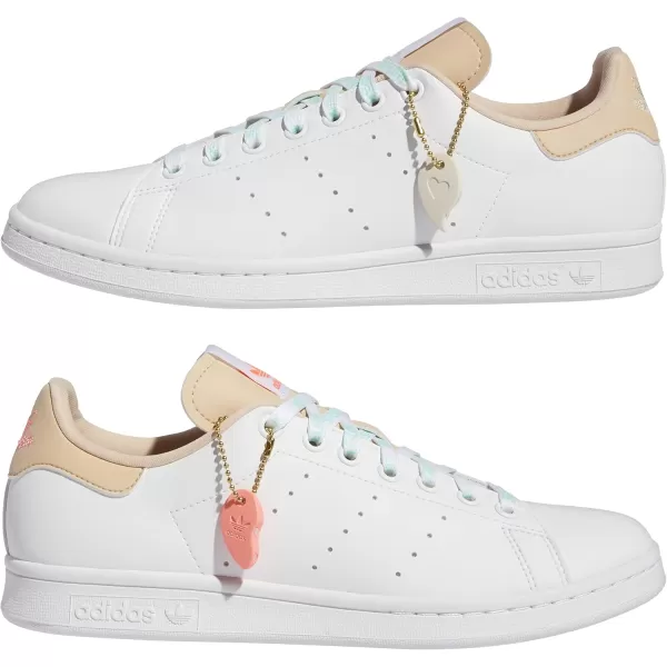 imageadidas Womens Stan Smith ShoesWhiteHalo BlushAcid Red