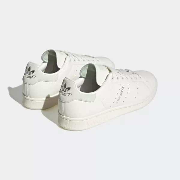 imageadidas Womens Stan Smith ShoesWhiteLinen GreenSilver Metallic