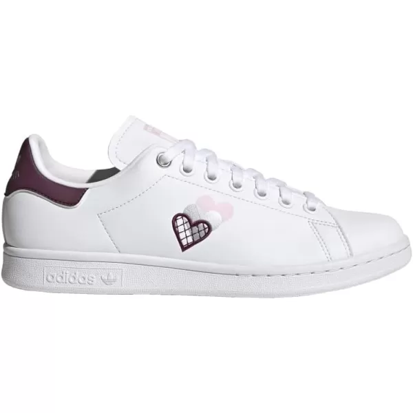 imageadidas Womens Stan Smith ShoesWhiteVictory CrimsonClear Pink