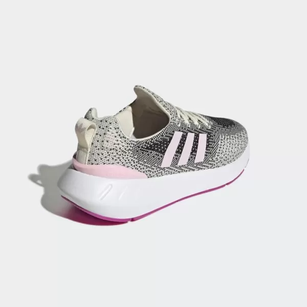 imageadidas Womens Swift Run 22 SneakerCream WhiteClear PinkVivid Pink