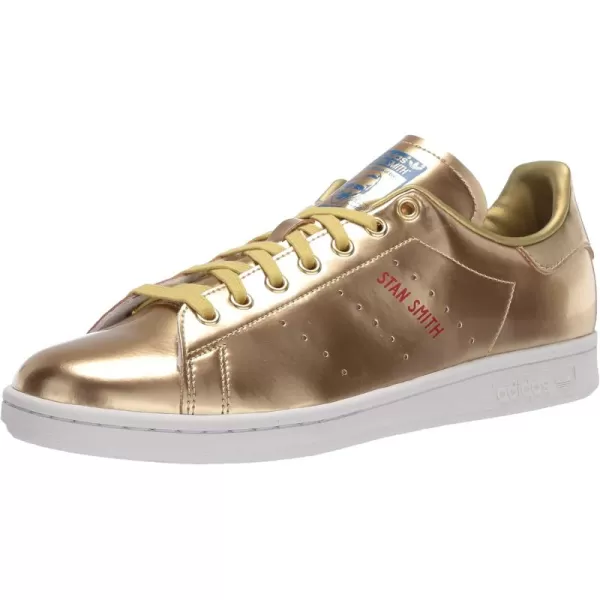 imageadidas Mens Stan Smith SneakerGold MetallicGold MetallicCrystal White