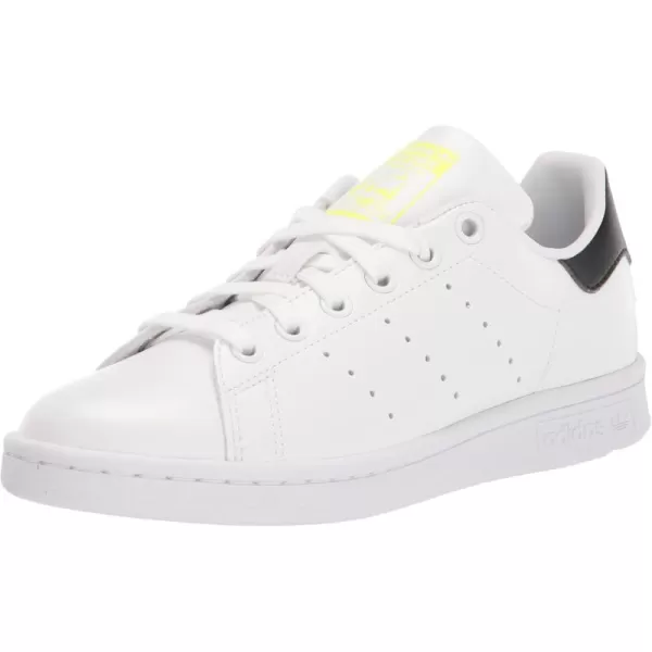 imageadidas Mens Stan Smith SneakerWhiteBlackSolar Yellow