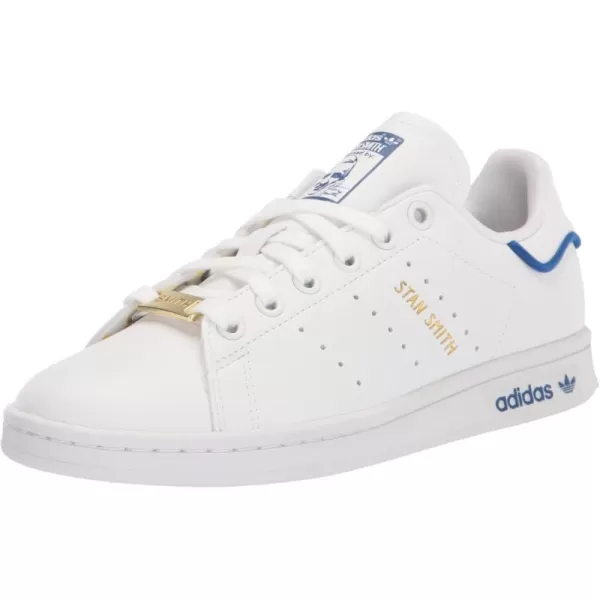 imageadidas Mens Stan Smith SneakerWhiteTeam Royal BlueYellow