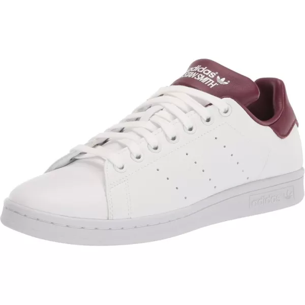 imageadidas Mens Stan Smith SneakerWhiteWhiteShadow Red