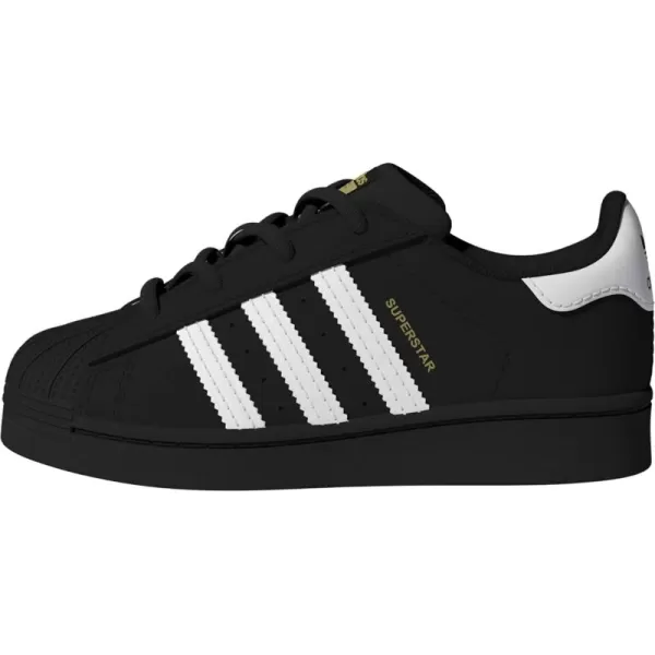 imageadidas UnisexBaby Superstar SneakerBlackWhite