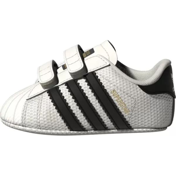 imageadidas UnisexBaby Superstar SneakerCore WhiteBlackWhite