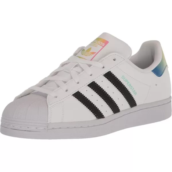 imageadidas UnisexBaby Superstar SneakerWhiteBeam PinkBlack