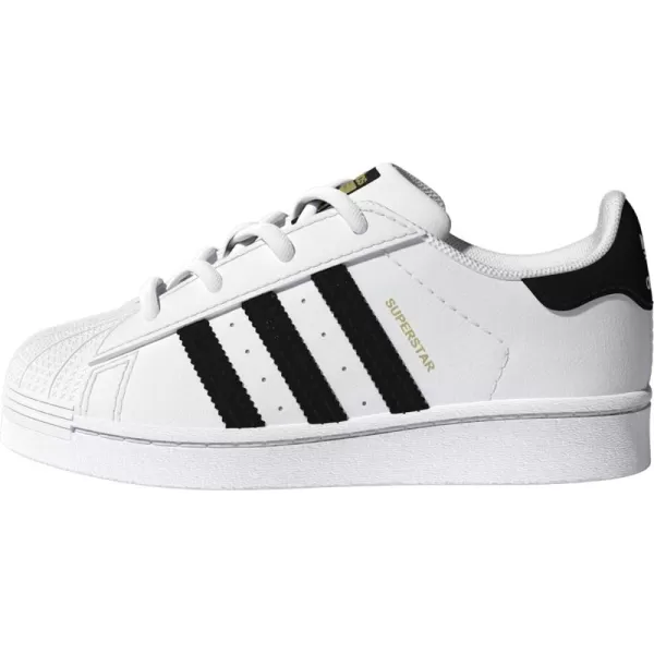 imageadidas UnisexBaby Superstar SneakerWhiteCore Black