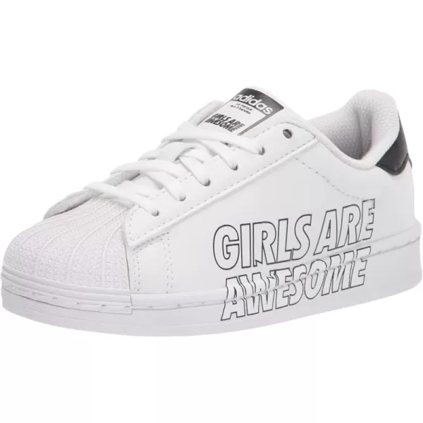 imageadidas UnisexBaby Superstar SneakerWhiteWhiteBlack Girls Are Awesome