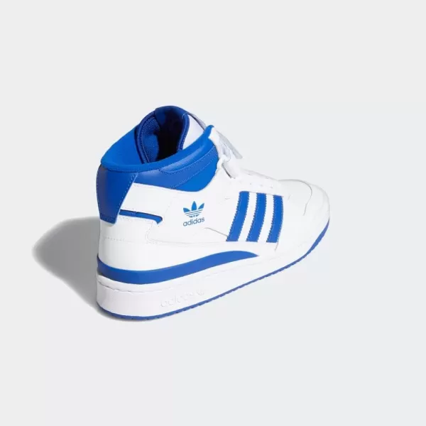 imageadidas Mens Forum Mid SneakerWhiteTeam Royal BlueWhite