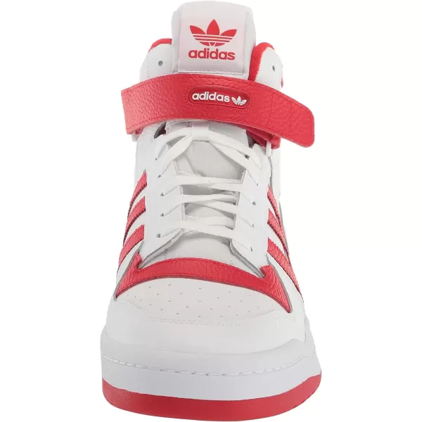 imageadidas Mens Forum Mid SneakerWhiteVivid RedWhite