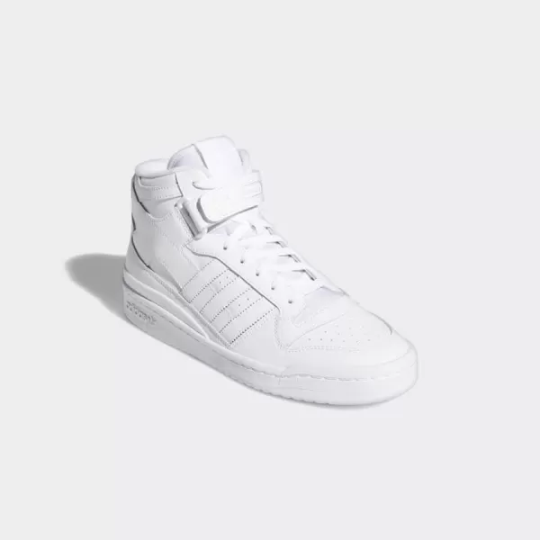 imageadidas Mens Forum Mid SneakerWhiteWhiteWhite