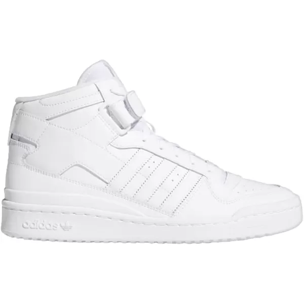 imageadidas Mens Forum Mid SneakerWhiteWhiteWhite