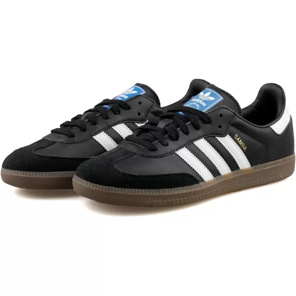 imageadidas Mens Samba Leather Short Tongue SoccerBlack Negbs Ftwbla Gum5 000