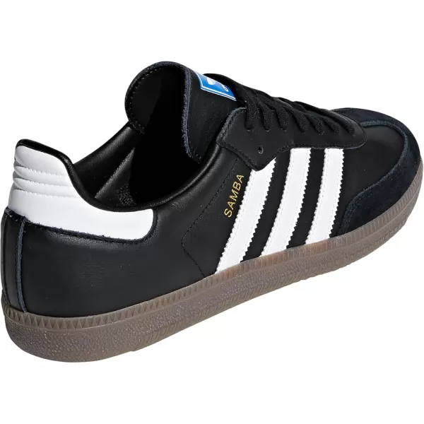 imageadidas Mens Samba Leather Short Tongue SoccerBlack Negbs Ftwbla Gum5 000