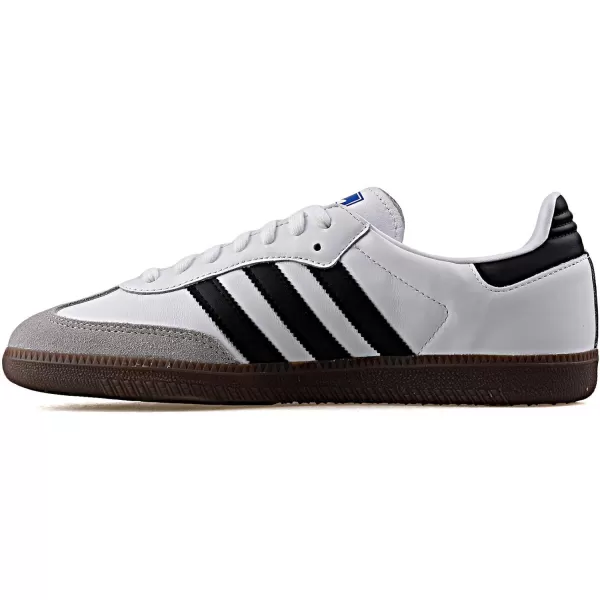 imageadidas Mens Samba Leather Short Tongue SoccerWhiteBlack