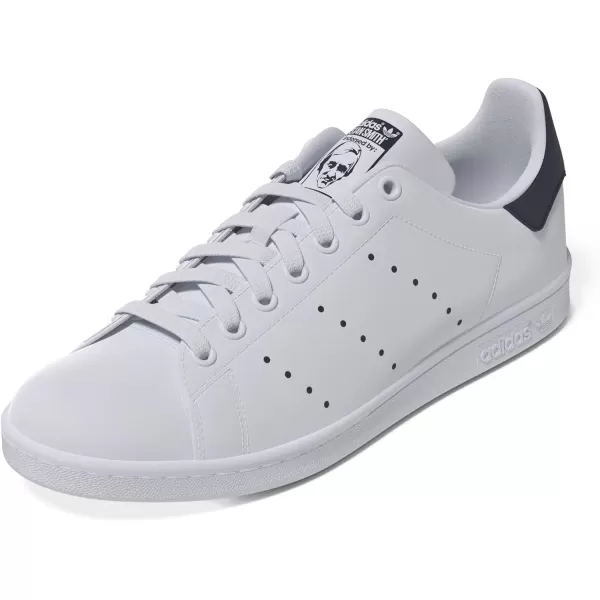 imageadidas Mens Stan Smith ShoesCore Ftwr Core White Ftwr White Collegiate Navy