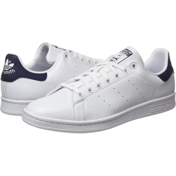 imageadidas Mens Stan Smith ShoesCore Ftwr Core White Ftwr White Collegiate Navy