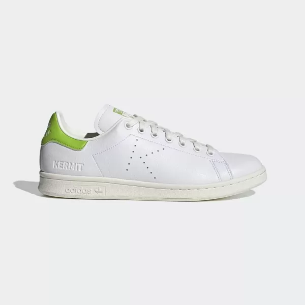 imageadidas Mens Stan Smith ShoesWhiteLime