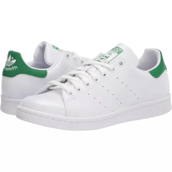 imageadidas Mens Stan Smith ShoesWhiteWhiteGreen