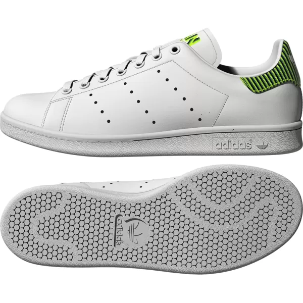 imageadidas Mens Stan Smith ShoesWhiteWhiteSolar Green