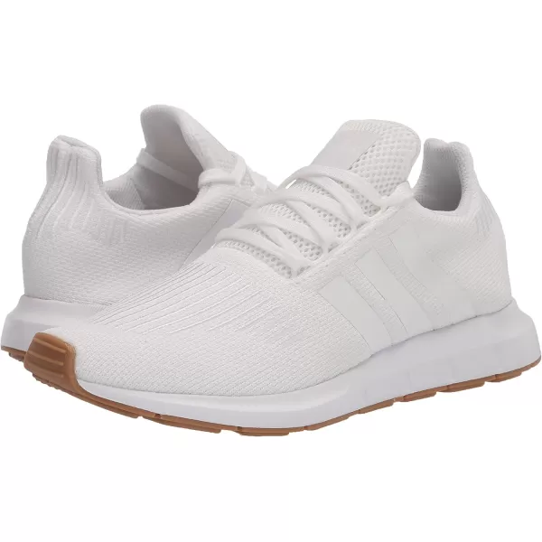 imageadidas Mens Swift Running Shoe WhiteWhiteGum 95