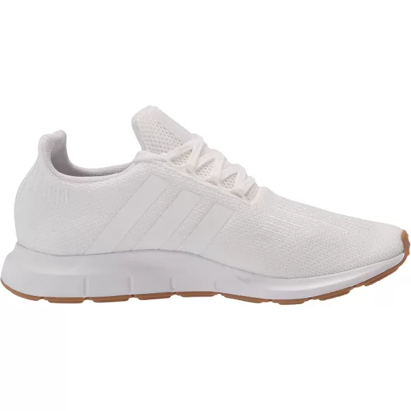 imageadidas Mens Swift Running Shoe WhiteWhiteGum 95