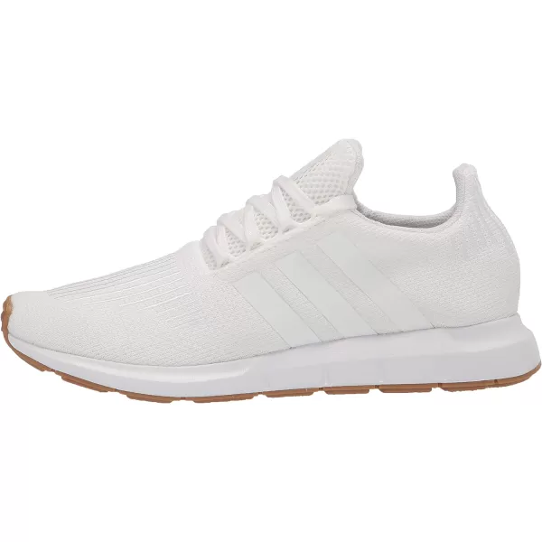 imageadidas Mens Swift Running Shoe WhiteWhiteGum 95