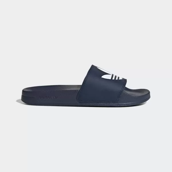 imageadidas Originals Mens Adilette Lite SlideCollegiate NavyWhiteCollegiate Navy