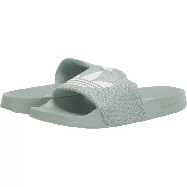 imageadidas Originals Mens Adilette Lite SlideHazy GreenWhiteWhite