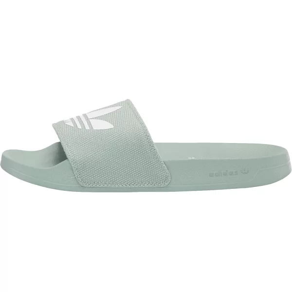 imageadidas Originals Mens Adilette Lite SlideHazy GreenWhiteWhite