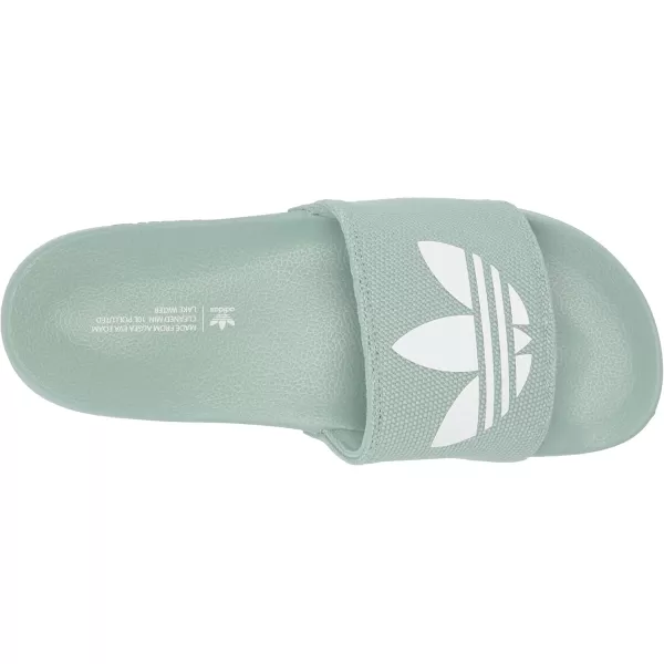 imageadidas Originals Mens Adilette Lite SlideHazy GreenWhiteWhite