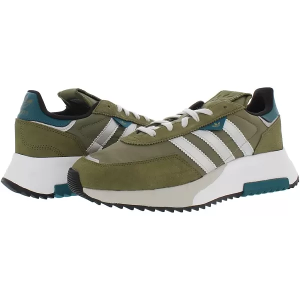 imageadidas Originals Mens Retropy F2 SneakerOliveGreygreen